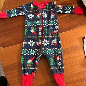 Like new condition Hanna Anderson Christmas zippy